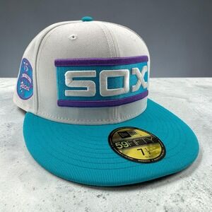 Chicago White Sox Comiskey Park 75th Anniversary Hat New Era 59FIFTY Size 7 1/2